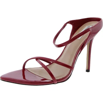 Steve Madden Stunner Womens Strappy Patent Heels In Multi