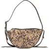 Steve Madden Suede Half Moon Crossbody Bag