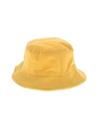 Pre-owned Steve Madden Sun Hat In Yellow