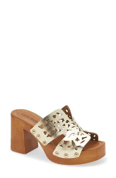 Steve Madden Sunkissed Platform Sandal In Gold