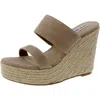 Steve Madden Sunrise Wedge Sandal Tan Sunr01s1 Women's In Brown
