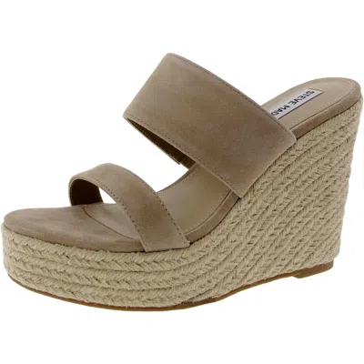 Steve Madden Sunrise Wedge Sandal Tan Sunr01s1 Women's In Brown