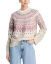 Steve Madden Suzette Open Stitch Sweater In Multi