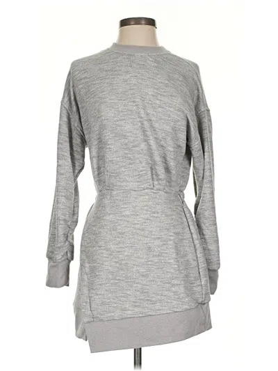 Pre-owned Steve Madden Sweatshirt In Gray
