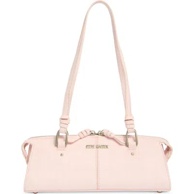 Steve Madden Sybil Croc Embossed Faux Leather Shoulder Bag In Pink