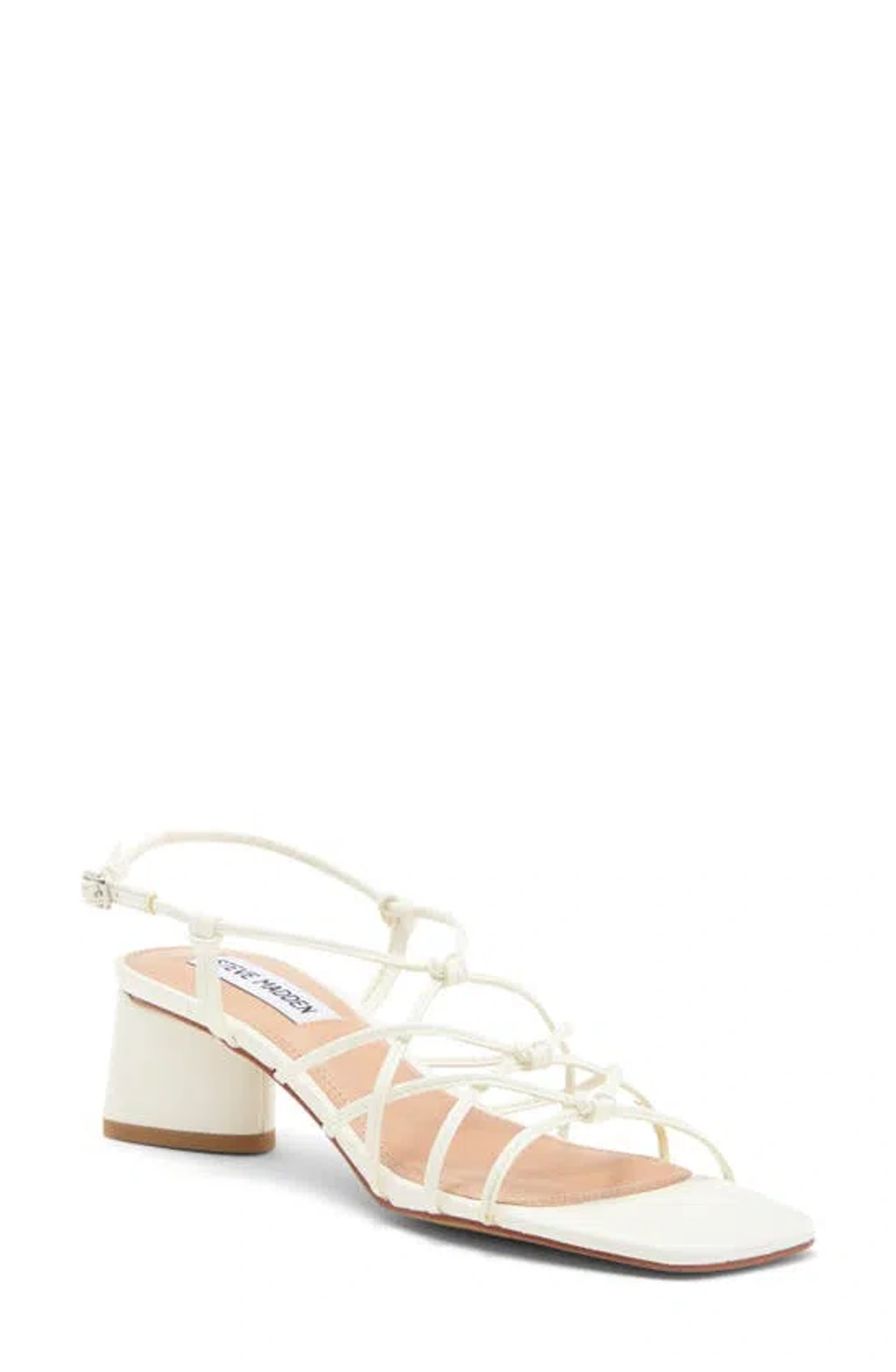 Steve Madden Sydnee Sandal In White ModeSens