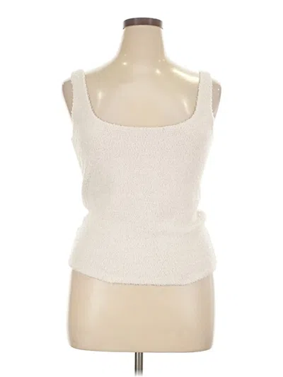Pre-owned Steve Madden Tank Top Ivory Strapless Neckline Tops