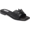 Steve Madden Tatumm Slide Sandal In Black