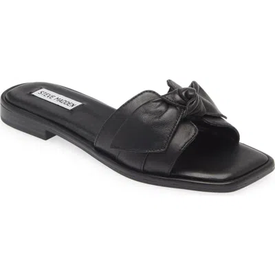 Steve Madden Tatumm Slide Sandal In Black