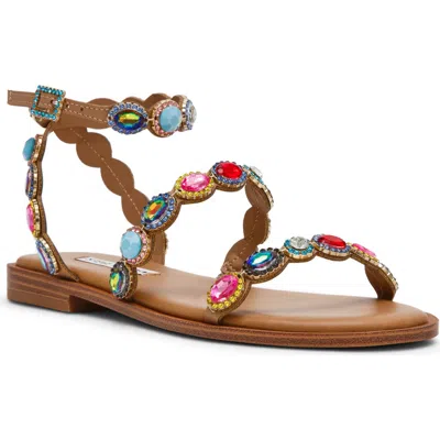 Steve Madden Tawnie Ankle Strap Sandal In Multi