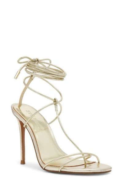 Steve Madden Temptation Strappy Sandal In Gold