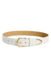 Steve Madden Textured Faux Leather Belt
