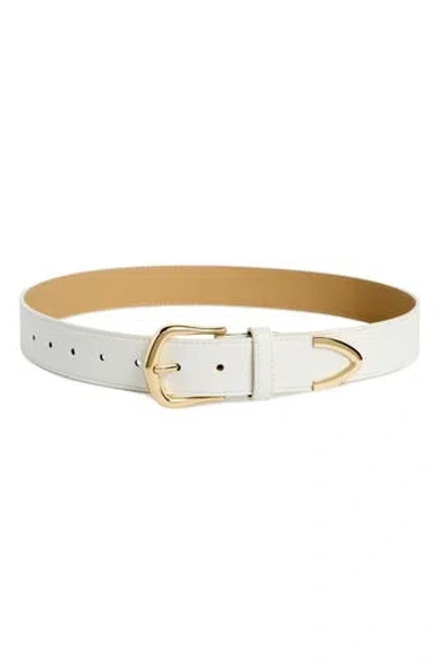 Steve Madden Textured Faux Leather Belt