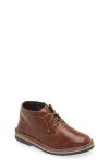 Steve Madden Harken Mens Leather Plain Toe Chukka Boots In Brown