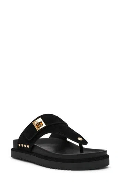 Steve Madden Thona Platform Sandal In Black