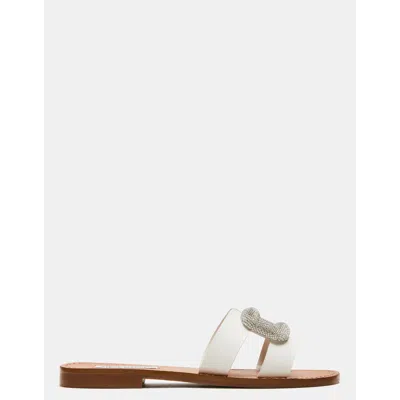 Steve Madden Tiff White Leather