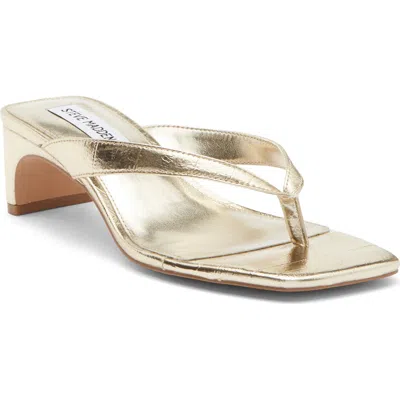 Steve Madden Tiffie Slide Sandal In Gold Multi