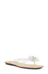 Steve Madden Tigerlily Flip Flop In White