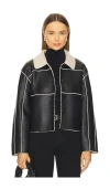 Steve Madden Tilia Coat In Black