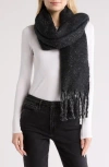 Steve Madden Tinsel Time Scarf In Black
