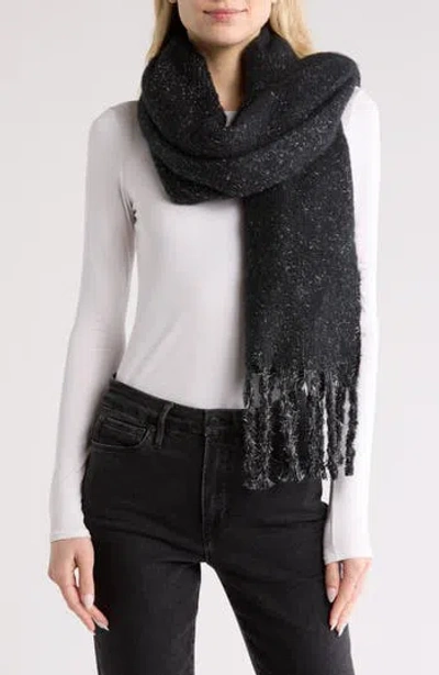 Steve Madden Tinsel Time Scarf In Black
