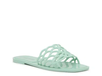 Steve Madden Tomi Jelly Sandal In Blue