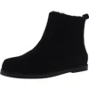 Steve Madden Tommy Womens Suede Casual Ankle Boots In Black