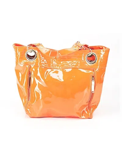 Pre-owned Steve Madden Tote Bag In Orange