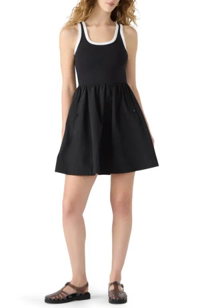 Steve Madden Tottenham Mixed Media Minidress