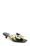 Steve Madden Tracie Pailette Flip Flop In Multi
