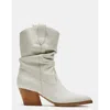 Steve Madden Thorn Womens Leather Mid-calf Cowboy, Western Boots In Multi