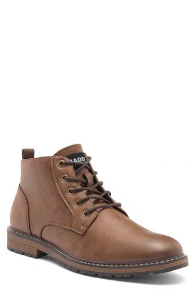 Steve Madden Trenton Lace-up Boot In Brown Suede