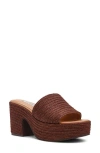 Steve Madden Trippy Platform Sandal In Brown