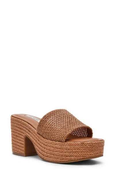 Steve Madden Trippy Platform Sandal In Brown