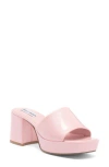 Steve Madden Troyye Platform Sandal In Pink