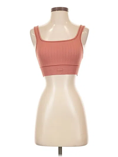 Pre-owned Steve Madden Tube Top Pink Strapless Neckline Tops