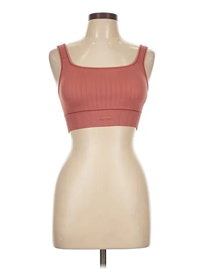 Pre-owned Steve Madden Tube Top Red Strapless Neckline Tops