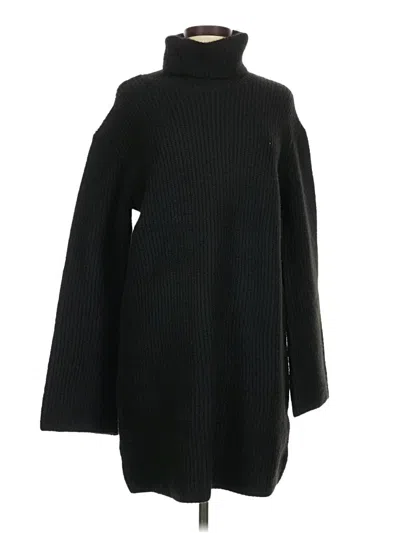 Pre-owned Steve Madden Turtleneck Sweater In Black