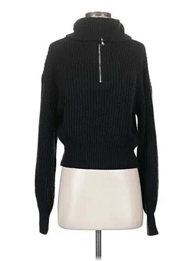 Pre-owned Steve Madden Turtleneck Sweater In Black