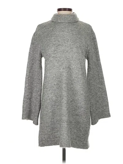 Pre-owned Steve Madden Turtleneck Sweater In Gray