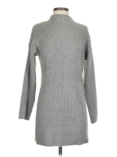 Pre-owned Steve Madden Turtleneck Sweater In Gray
