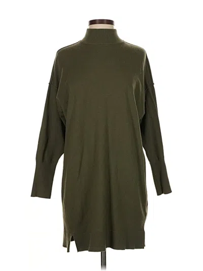 Pre-owned Steve Madden Turtleneck Sweater In Green