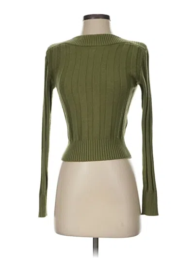 Pre-owned Steve Madden Turtleneck Sweater In Green