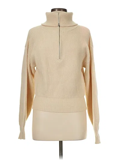 Pre-owned Steve Madden Turtleneck Sweater In Tan