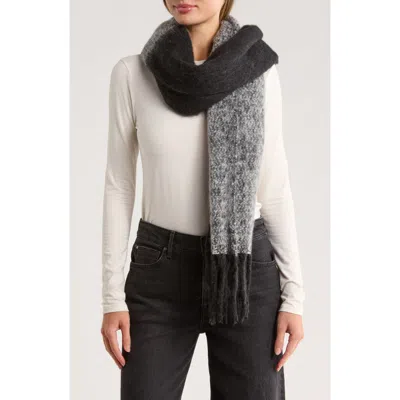 STEVE MADDEN STEVE MADDEN TWO-TONE FRINGE SCARF