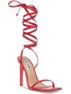 Steve Madden Uplift Womens Square Toe Strappy Sandals In Multi