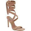 Steve Madden Utilize Womens Faux Leather Wrap Heels In Multi