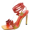 STEVE MADDEN UTOPIA WOMENS SQUARE TOE STRAPPY ANKLE STRAP
