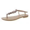 Steve Madden Utopian Womens Embellished Faux Leather Ankle Strap