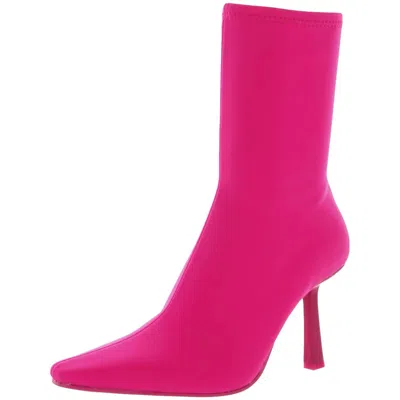 Steve Madden Vakay Vaka01s1 Boots Women's 7.5 Pink Stiletto Heel Booties Zpo3450